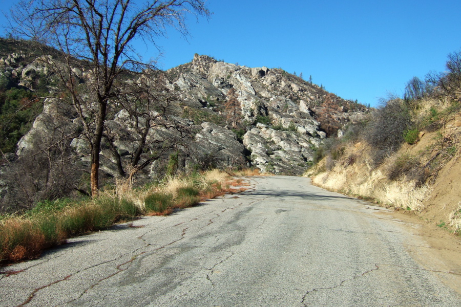 Top of the climb up North Fork canyon.