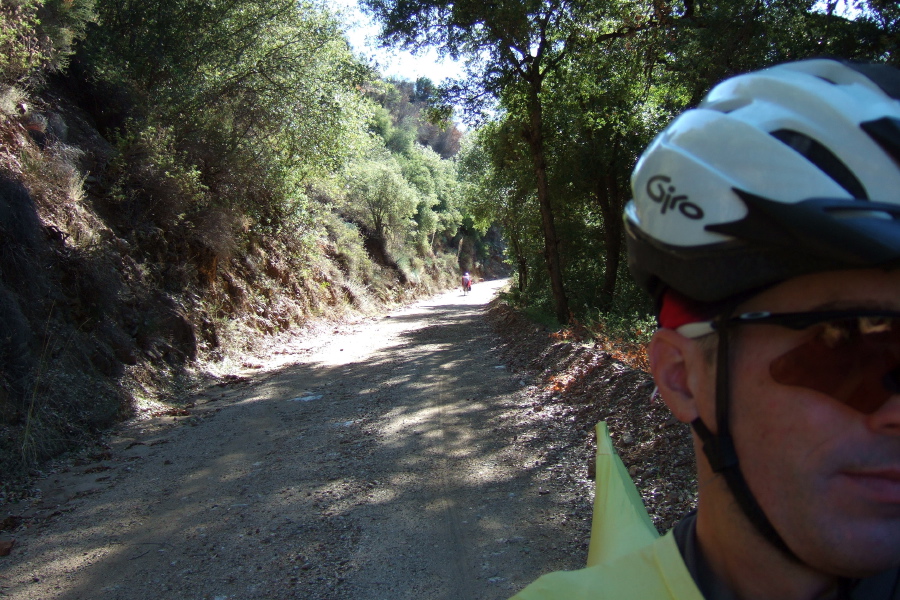 The road at the southern end was mostly smooth and clear of debris.