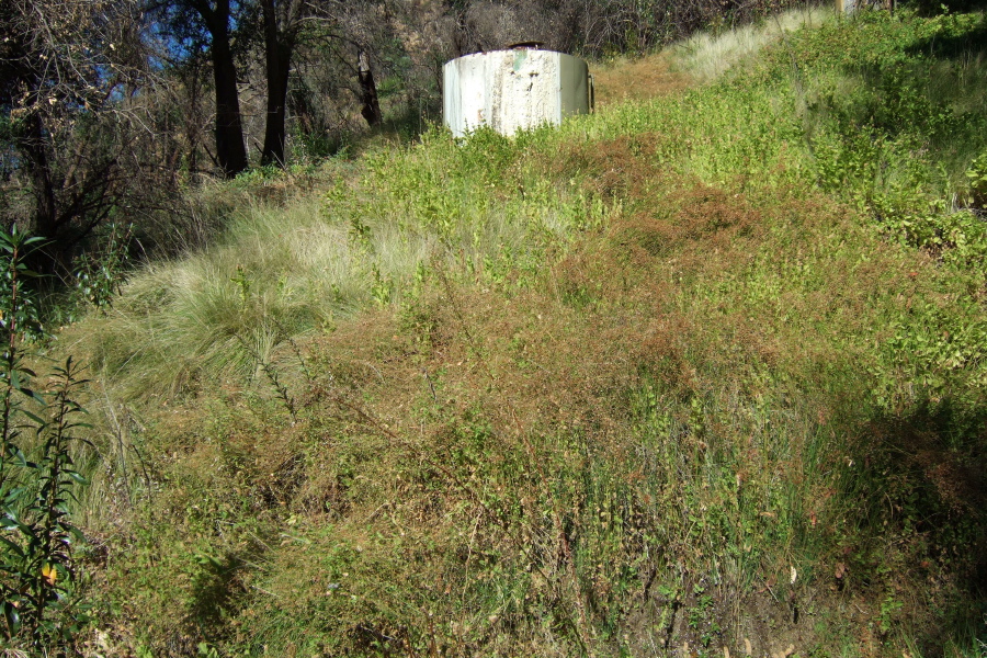 Water tank for Escondido Campground.