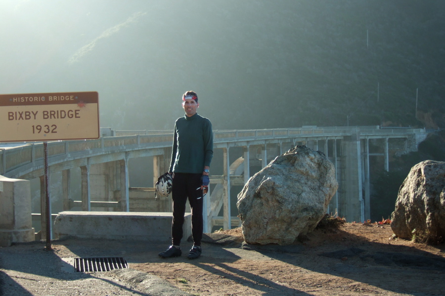 Bill at Bixby Bridge.