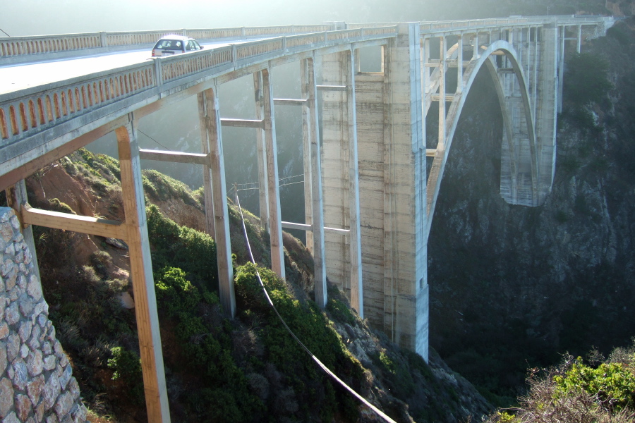 Sunrise on Bixby Bridge.