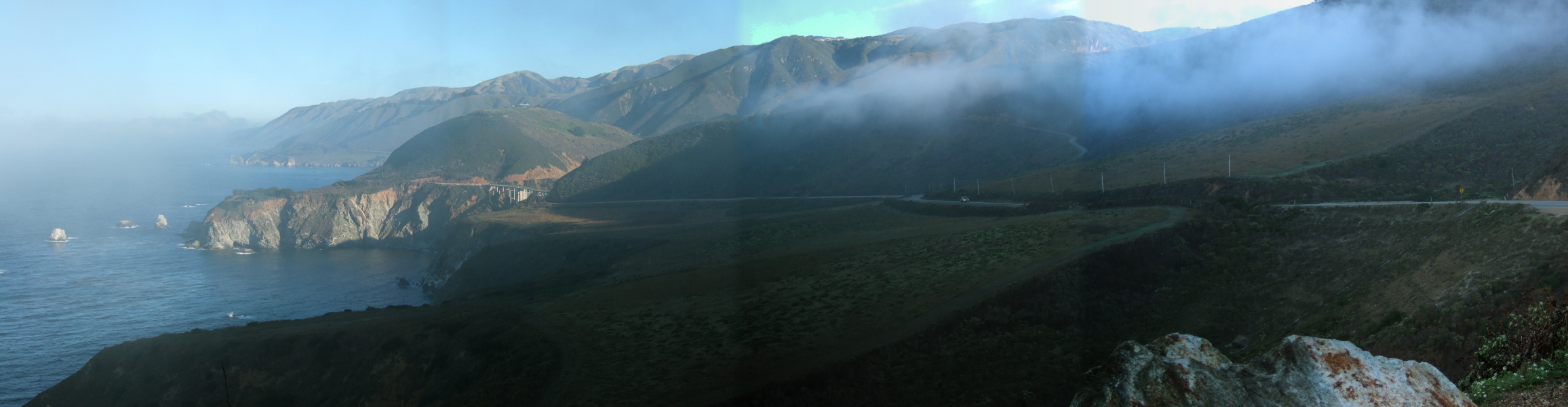Panorama north from Hurricane Point.