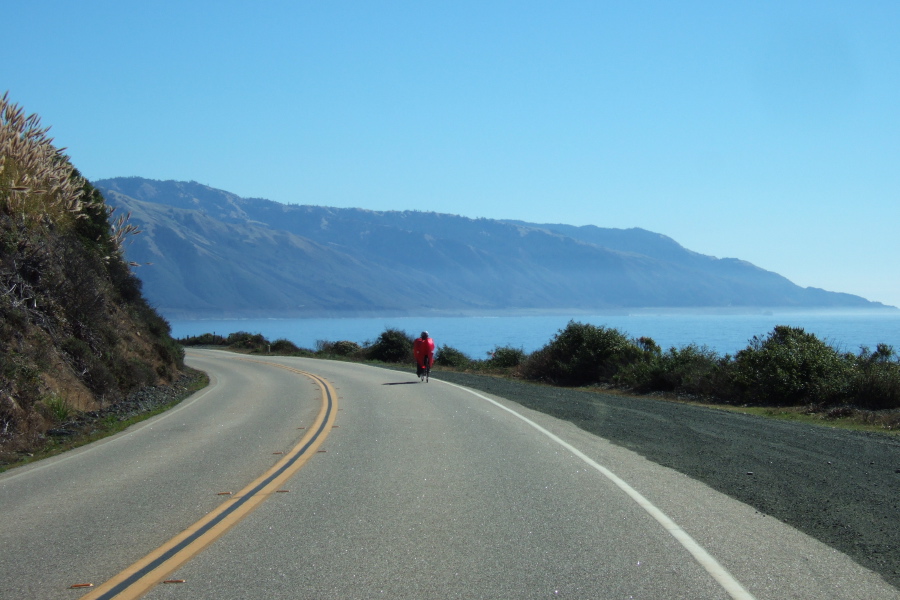 Ron rounds Lopez Point.