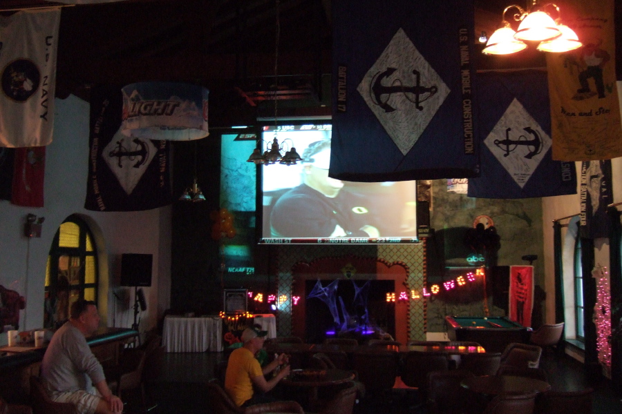 The bar at The Hacienda.