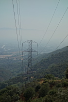 Hazy air over San Jose, from the top of the PG&E Trail