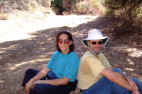 Stella and Frank take a break.