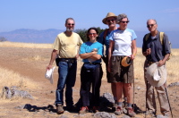 Frank, Stella, Ron, Alice, and David on Black Mountain.