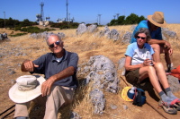 David (left) and Alice and Ron (right) on Black Mountain.