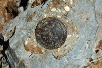 Black Mountain USGS monument.