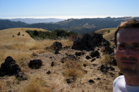 Bill at the Summit of Black Mountain (2810ft)