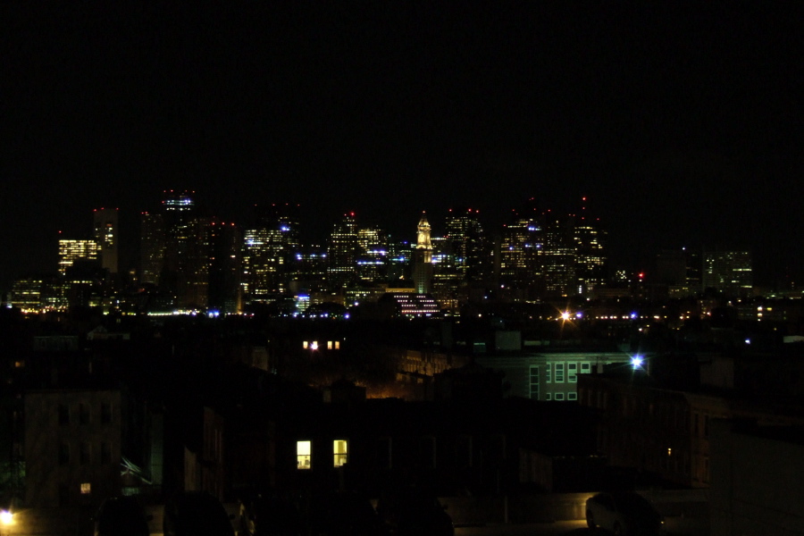 Boston Skyline at night