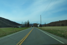 Passing a farm on VT30 near North Rupert, VT