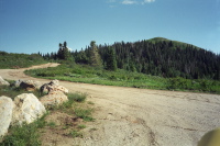 View south from my turnaround point on Bountiful Ridge