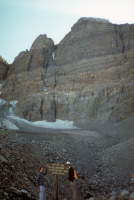 Bill and David at the end of the trail to the icefield