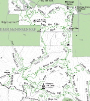 Brook Trail Loop from Heritage Grove
