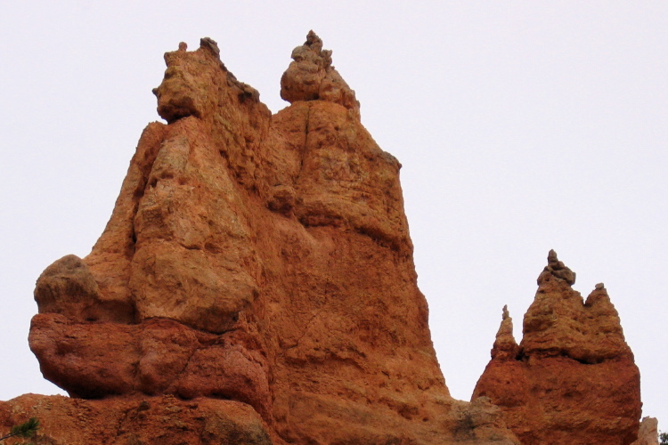 The Queen and her Troll perched above the Pig Snout.