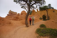 Kay and David approach Sunrise Point.