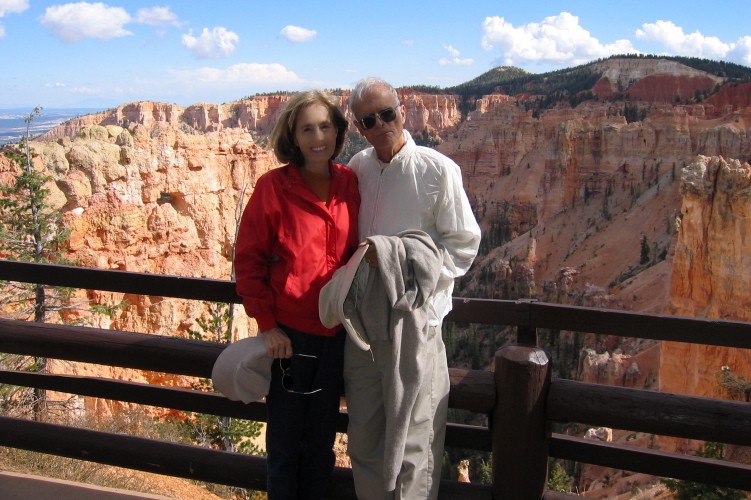 Kay and David from Black Birch Canyon Overlook.