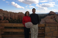 Kay and Bill at Swamp Canyon Overlook.
