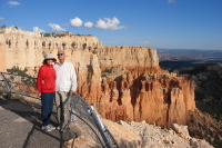 Kay and David at Paria View, Bryce Canyon.