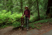 Bill at the start of the hike