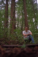 Bill in the Ray Linder grove near the top of the park.