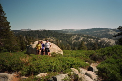 Jennifer, Jude, and Bill at Shot Rock Vista