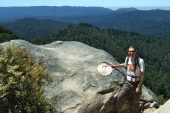 View toward Ben Lomond Ridge and Pine Mountain from Saratoga Gap Trail