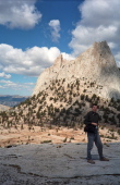 Bill on the slabs south of Cathedral Peak.