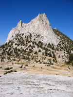 Approaching Cathedral Peak (10971ft)