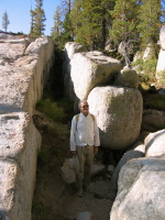 David on the Budd Lake trail. (9200ft)