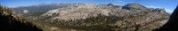 Cathedral Peak Panorama, view east (10600ft)