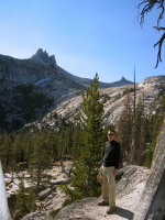 Bill on Budd Lake trail. (9300ft)