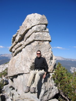 Bill on Cathedral Peak 2 (10720ft)