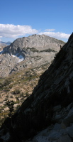 Echo Ridge (11168ft) from Cathedral Peak (10700ft)