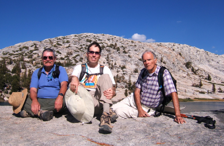 Ron, Bill, and David at Budd Lake.