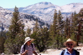 David and Ron reach the top.