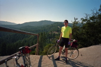 Bill enjoying the view on Whitehouse Canyon Rd.