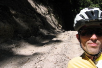 Mudslide across lower part of Gazos Creek Rd. (410ft)