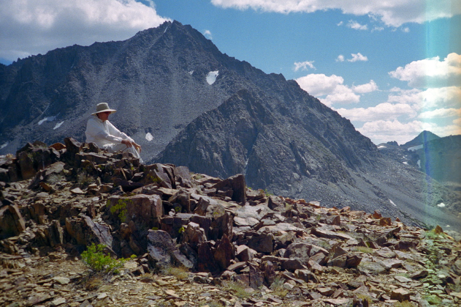 David on Chocolate Peak.