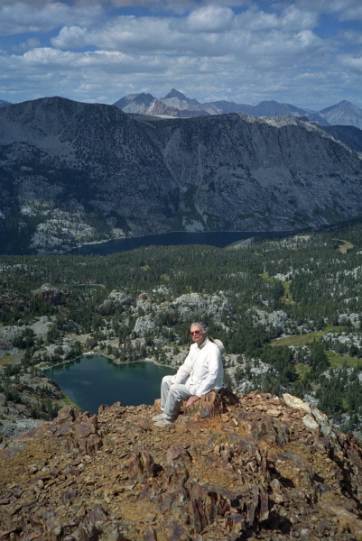 David at the northwest end of Chocolate Peak