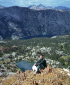 Bill at the northwest end of Chocolate Peak