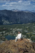 David at the northwest end of Chocolate Peak