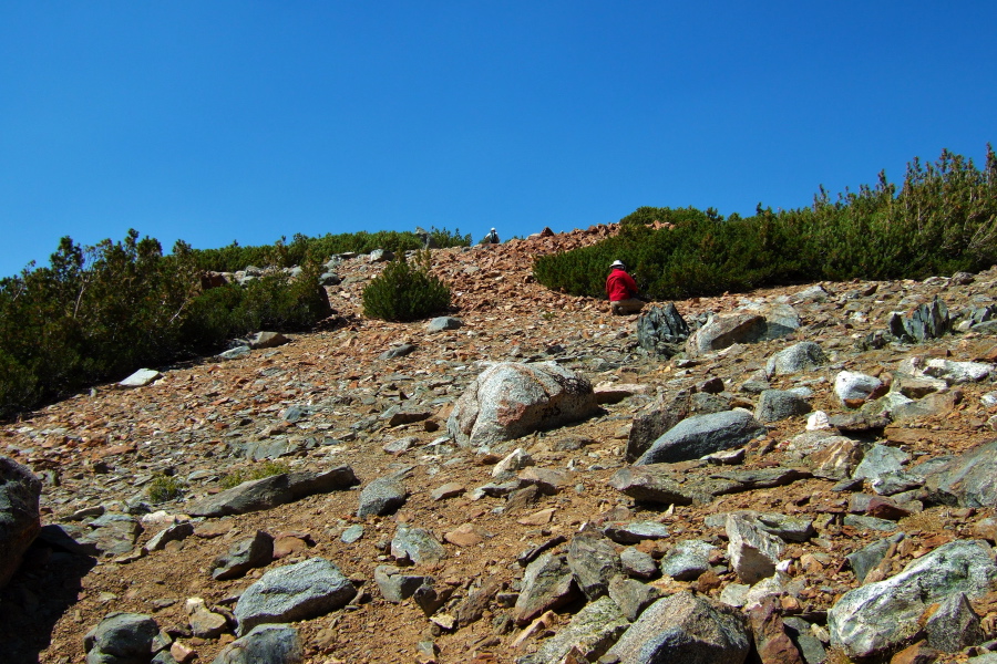 Stella and Frank near the summit.