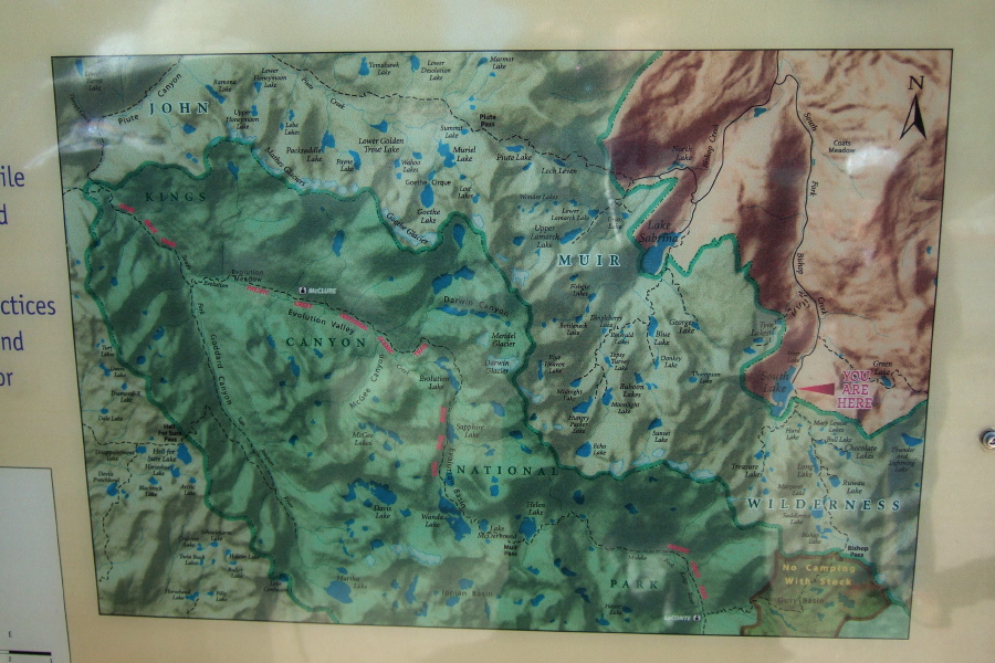 Trailhead map