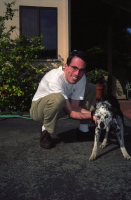 Bill encourages Clover to look at the camera.