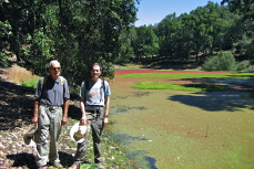 David and Bill at the Lake