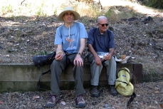 Bill and David take a lunch break.