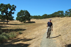 Steve on the Buck Meadow Trail