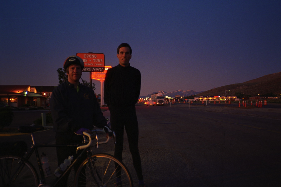 Bill and Chris leave the Motel 6 in Carson City, NV.